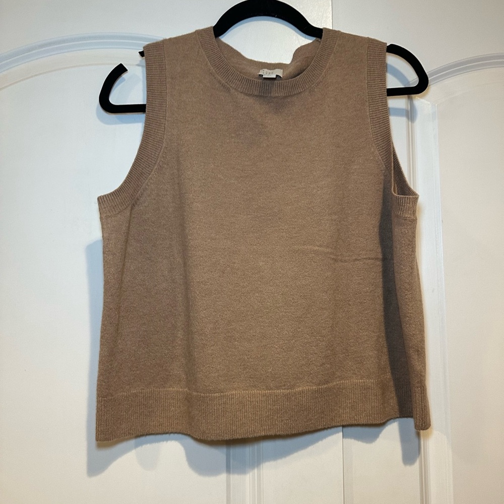 Tan Sweater Vest